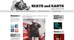 Desktop Screenshot of beatsandrants.com
